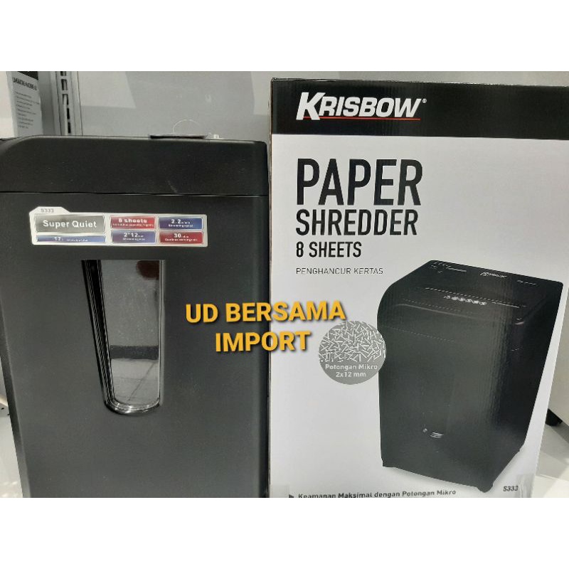 papper shredder krisbow S333 GARANSI RESMI