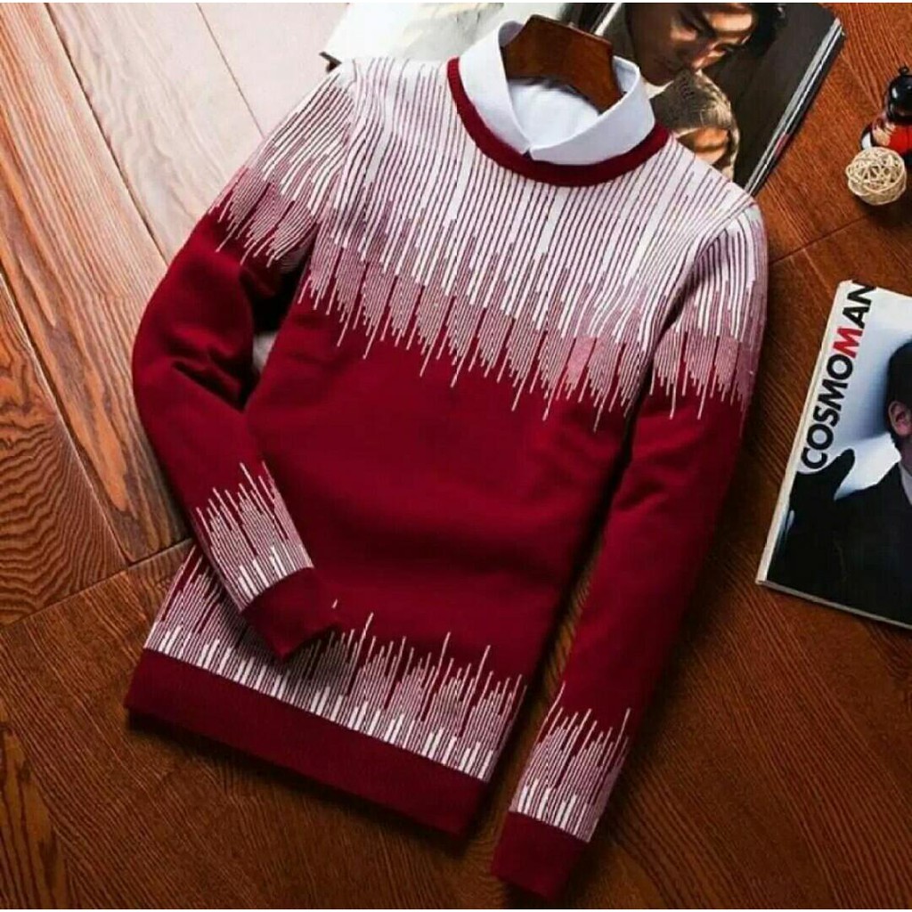 Sweater Rajut Pria Gradasi 7 get Hight Quality