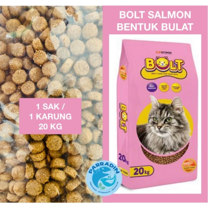 Makanan Kucing BOLT SALMON 1 Sak / Karung