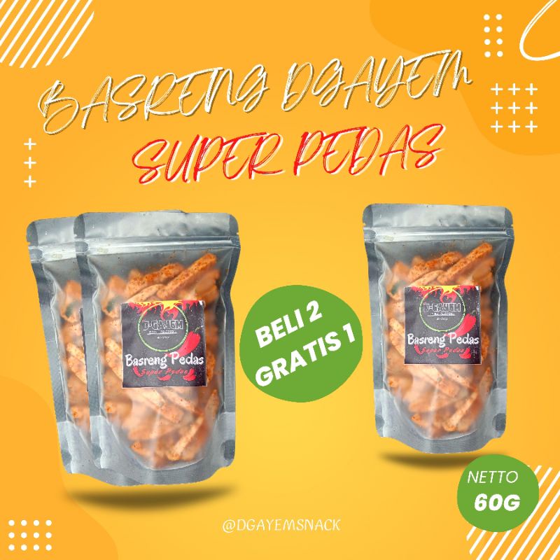 

[PROMO BELI 2 GRATIS 1] BASRENG IKAN DGAYEM SUPER PEDAS/ BASRENG GURIH TERMURAH/BAKSO GORENG BANDUNG