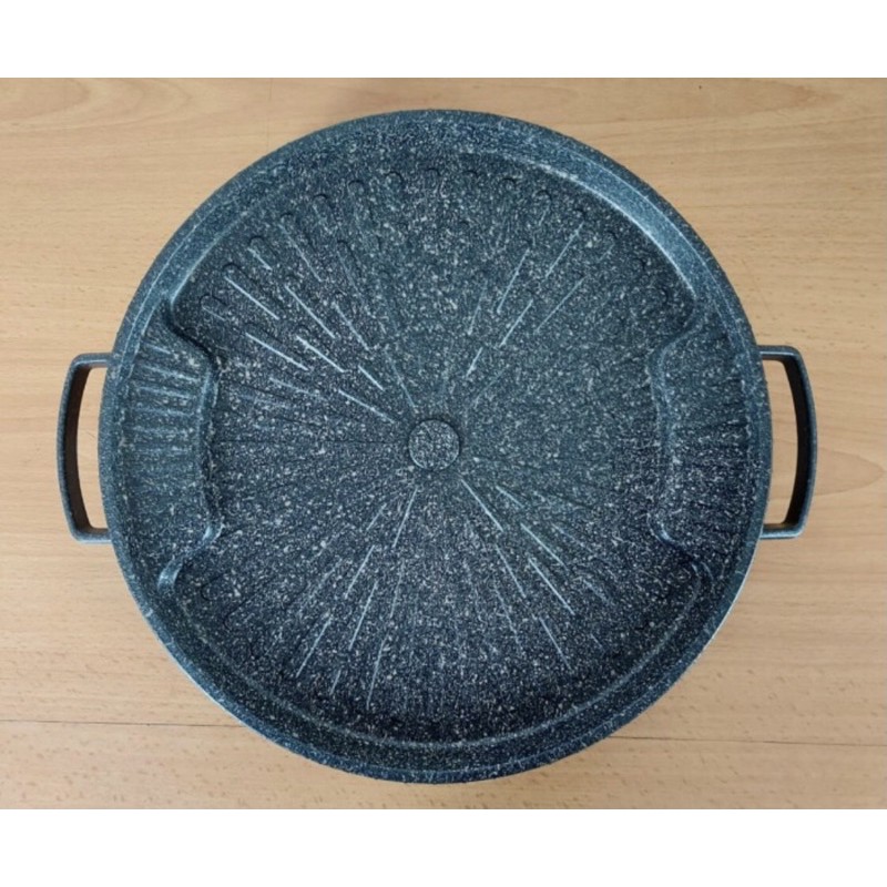 CARIN BULGOGI PAN 32 CM / BBQ GRILL PAN MARBLE KERAMIK ANTI LENGKET
