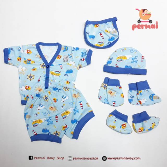 Promo !! BAJU BAYI SET KOMPLIT VINATA BABY/YOBEL PENDEK/KADO BAYI