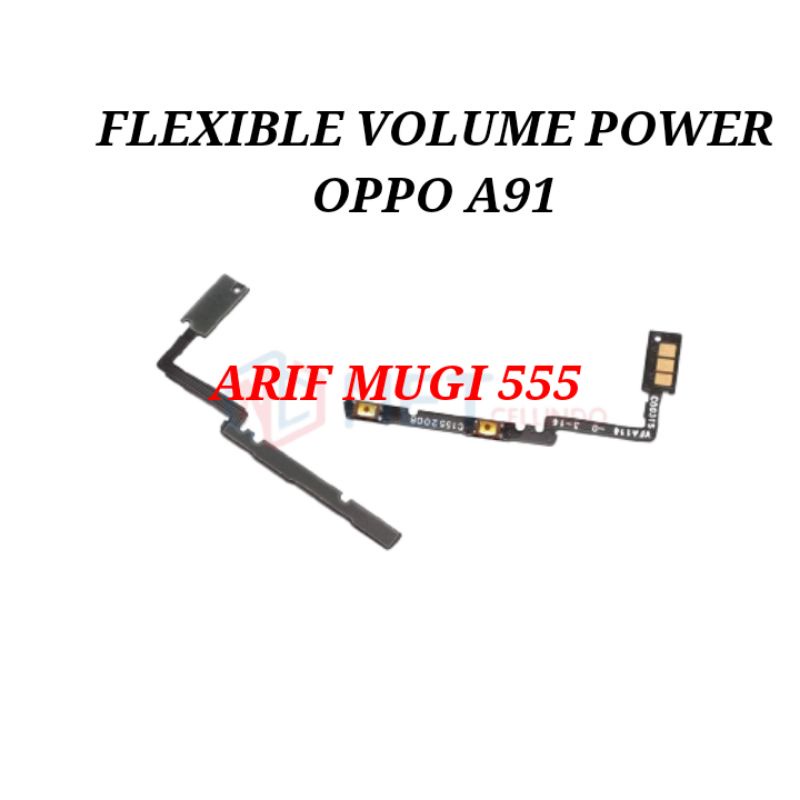 FLEXIBLE FLEXIBEL TOMBOL VOLUME POWER OPPO A91 ORIGINAL