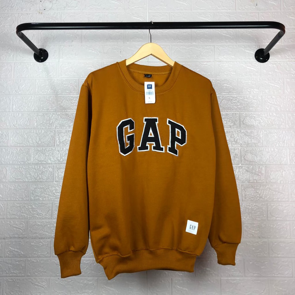 CREWNECK TERBARU GAP LOGO BORDIR - SWEATER HOODIE GAP TERMURAH - CREWNECK PRIA WANITA