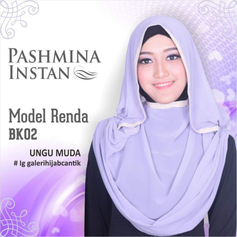 Hijab Instan Renda