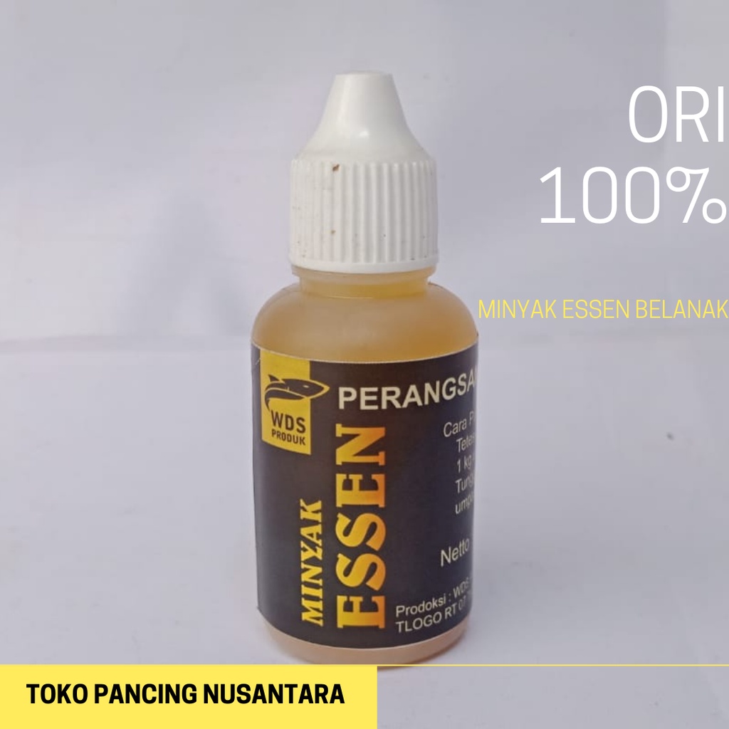 MINYAK ESSEN PERANGSANG IKAN BELANAK ESSEN UMPAN PANCING