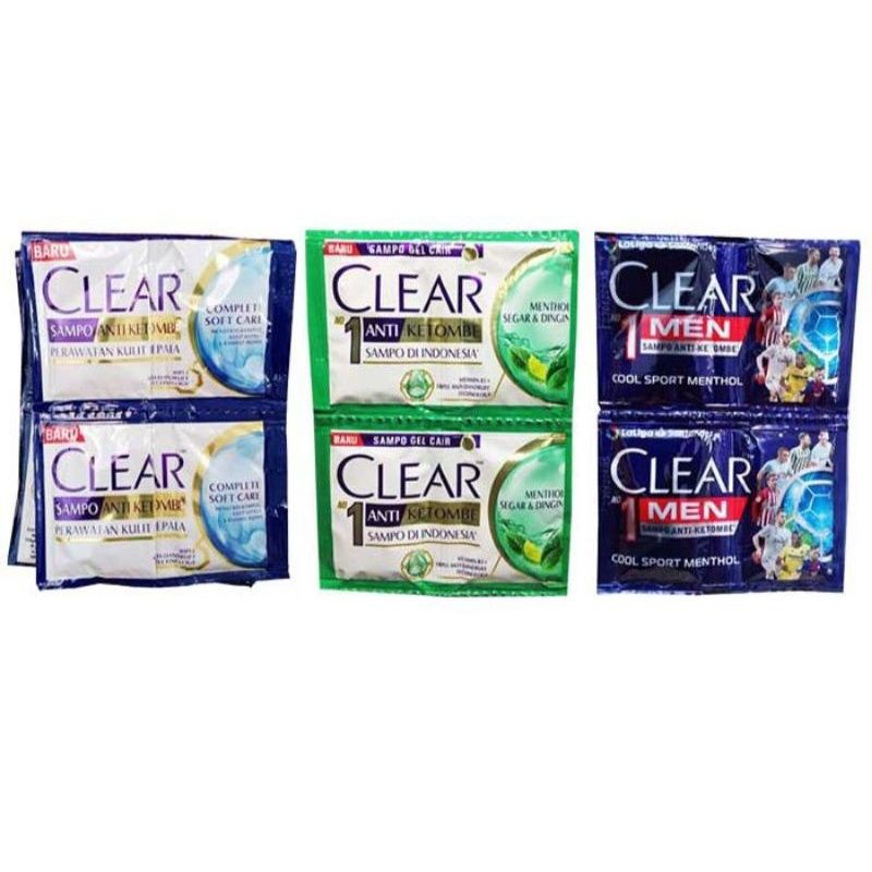 CLEAR SHAMPO RENCENG 12PCS