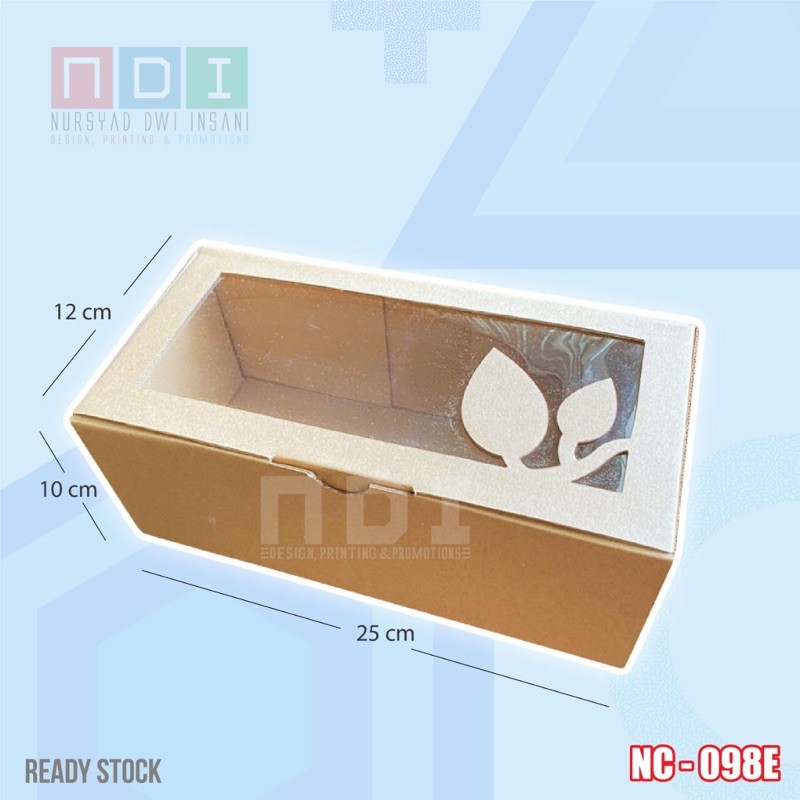 

DUS BOX CORRUGATED + MIKA 1 PAK (ISI 20 pcs) Uk. 25x12x10cm