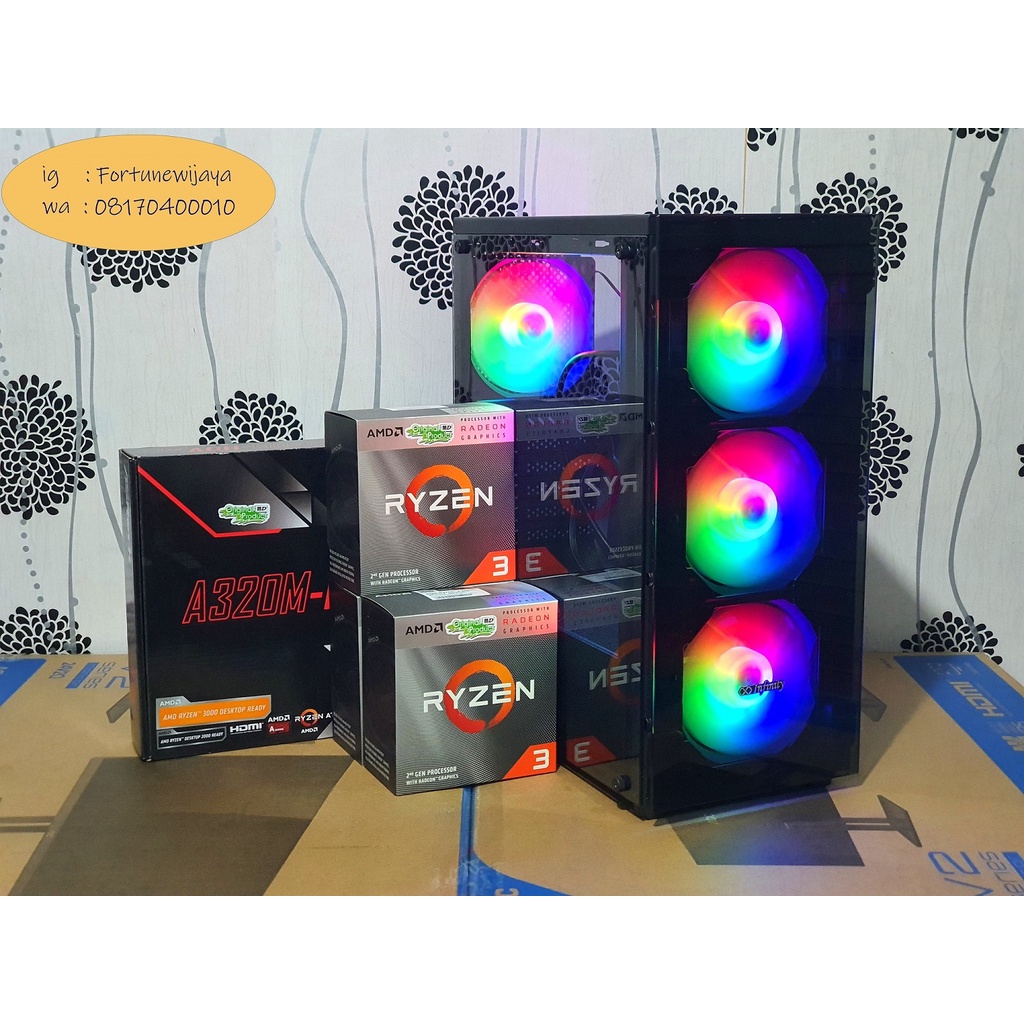 Jual Pc Gaming Editing Ryzen G Igp Vega Siap Kerja Atau Gaming