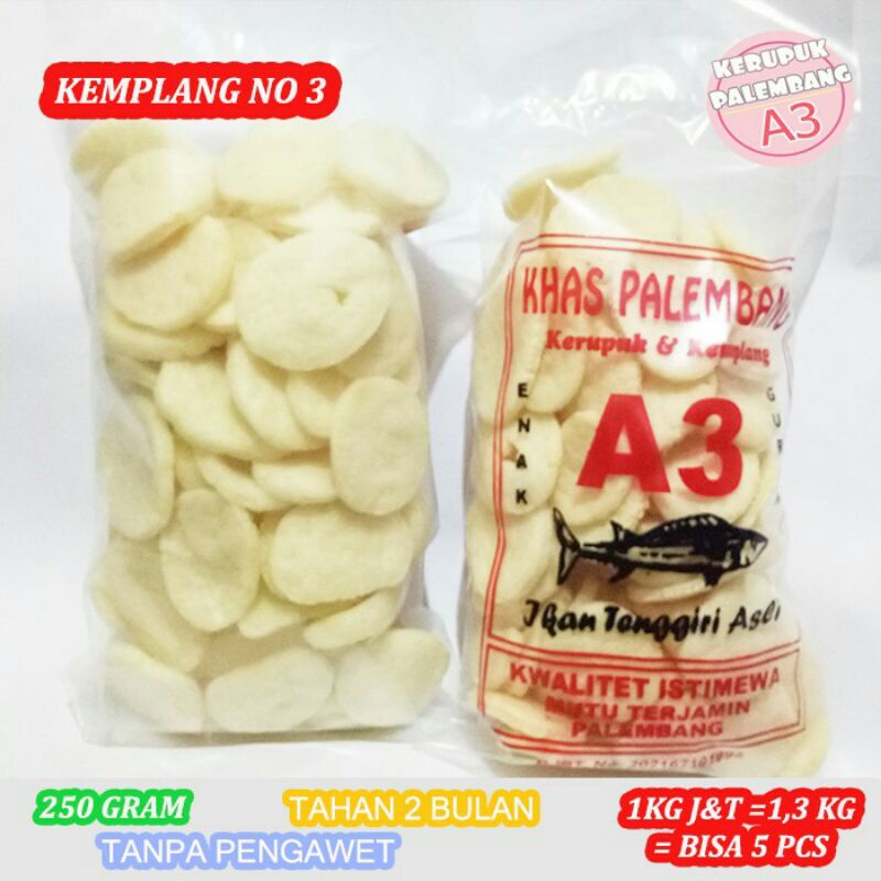 

KEMPLANG KUALITAS NO 3 KHAS PALEMBANG 250GR