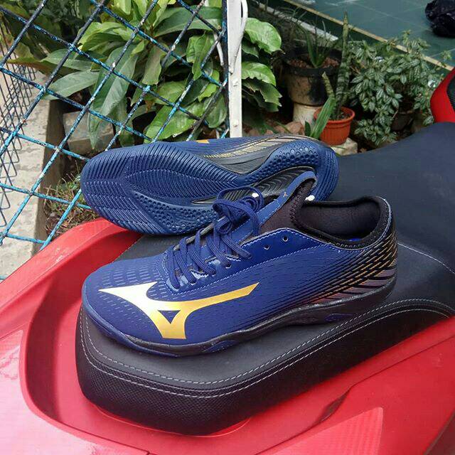 Sepatu Futsal Mizuno Basara sala pro blue gold