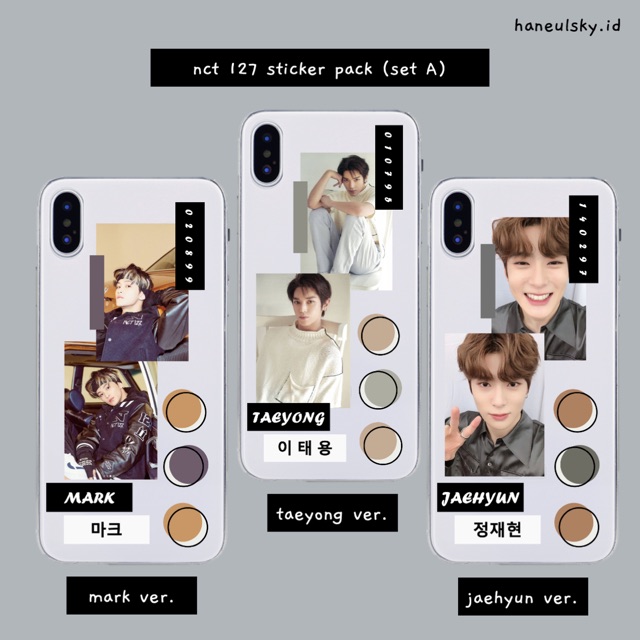 nct 127 aesthetic tumblr sticker pack shopee indonesia