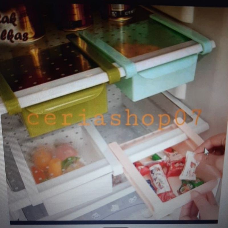 rak kulkas / keranjang buah / rak multifungsi model jepit