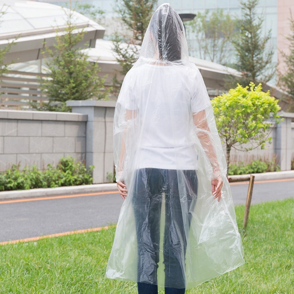 Jas Hujan Plastik Sekali Pakai - Ponco Disposable Raincoat