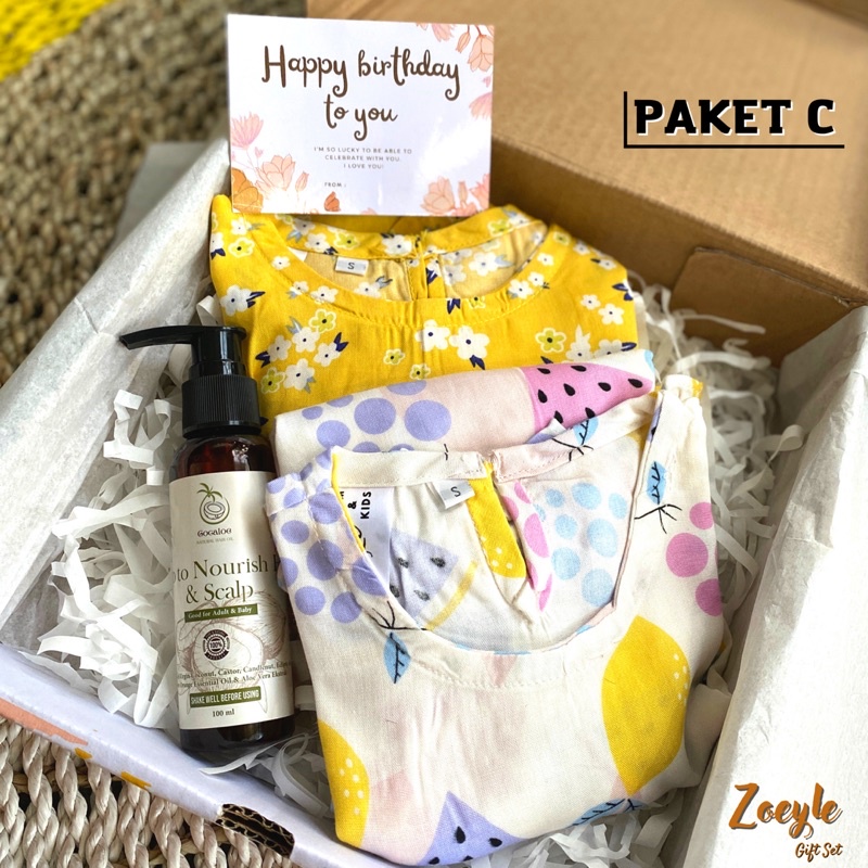 

Hampers Birthday / Kado Ulang Tahun / Kado Hadiah Ibu & Anak (PAKET C)