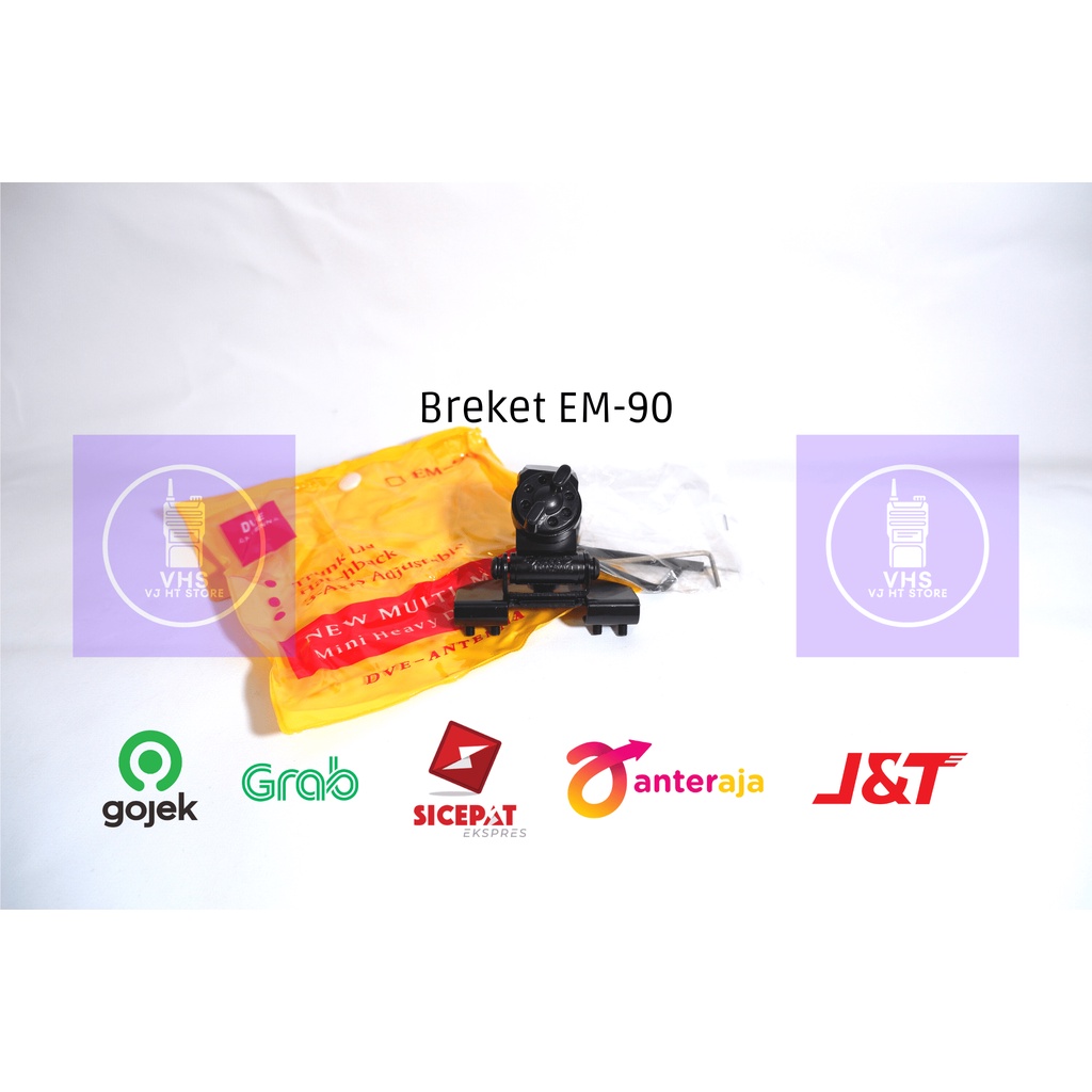 Breket 3Axis EM-90 EM90 3 Axis Breket Jepit Mobil