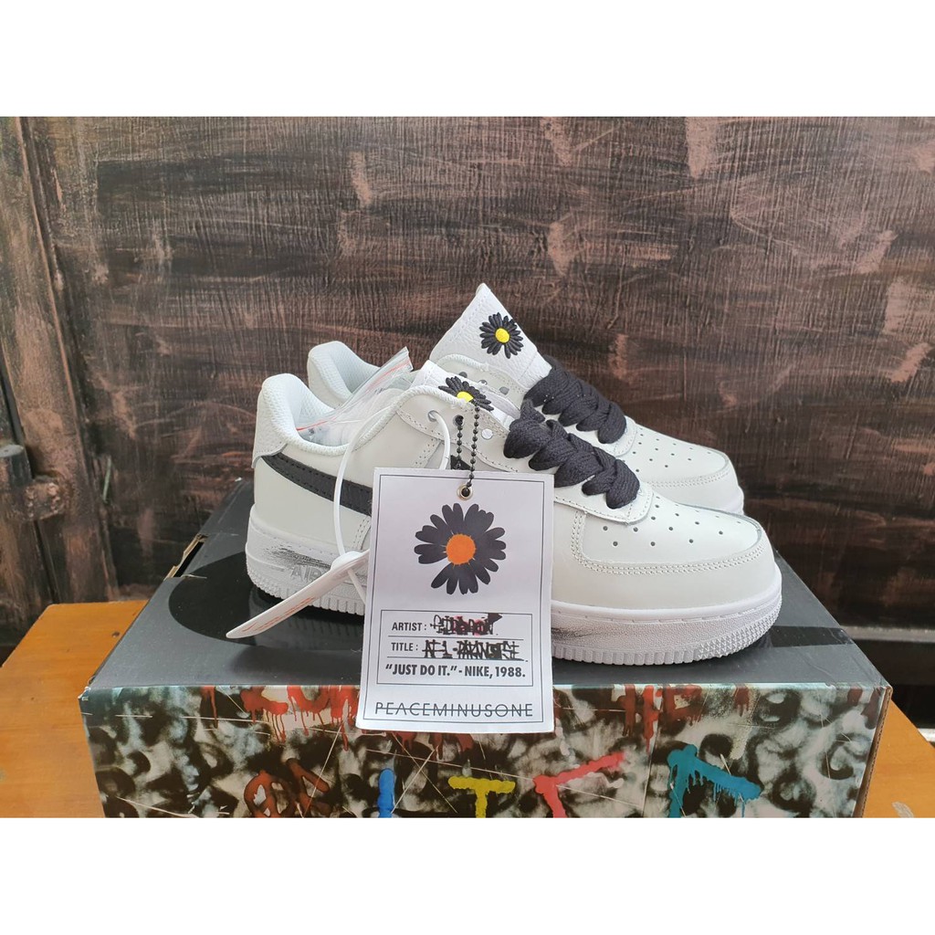 Sepatu Pria Nike Air Force 1 x G Dragon Peaceminusone - Premium BNIB