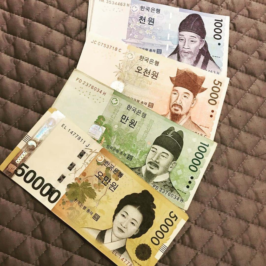 UANG LUAR KUNO ASLI WON KOREA SELATAN KONDISI BARU UNC