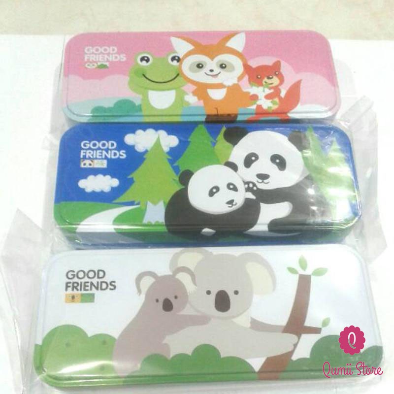 

Kotak Pensil Kaleng Good Friends1Pieces Murah