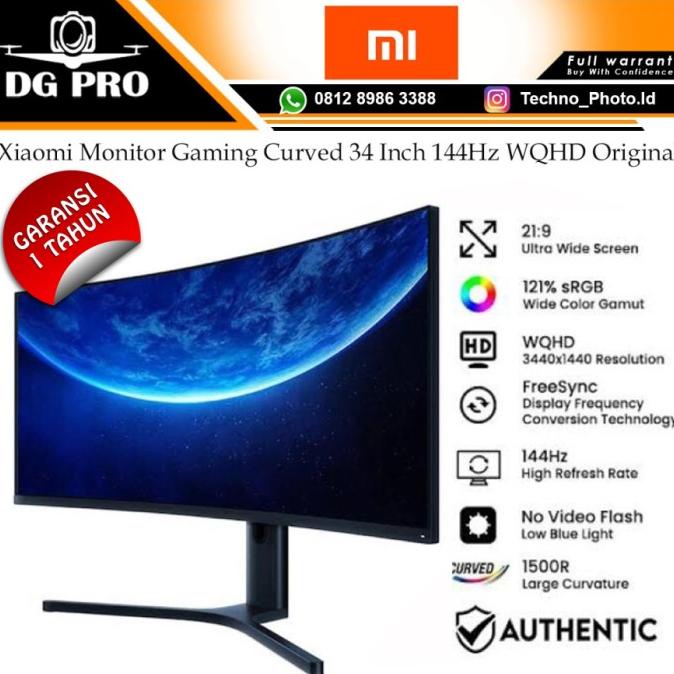 Монитор xiaomi mi curved gaming monitor 34 настройка изображения