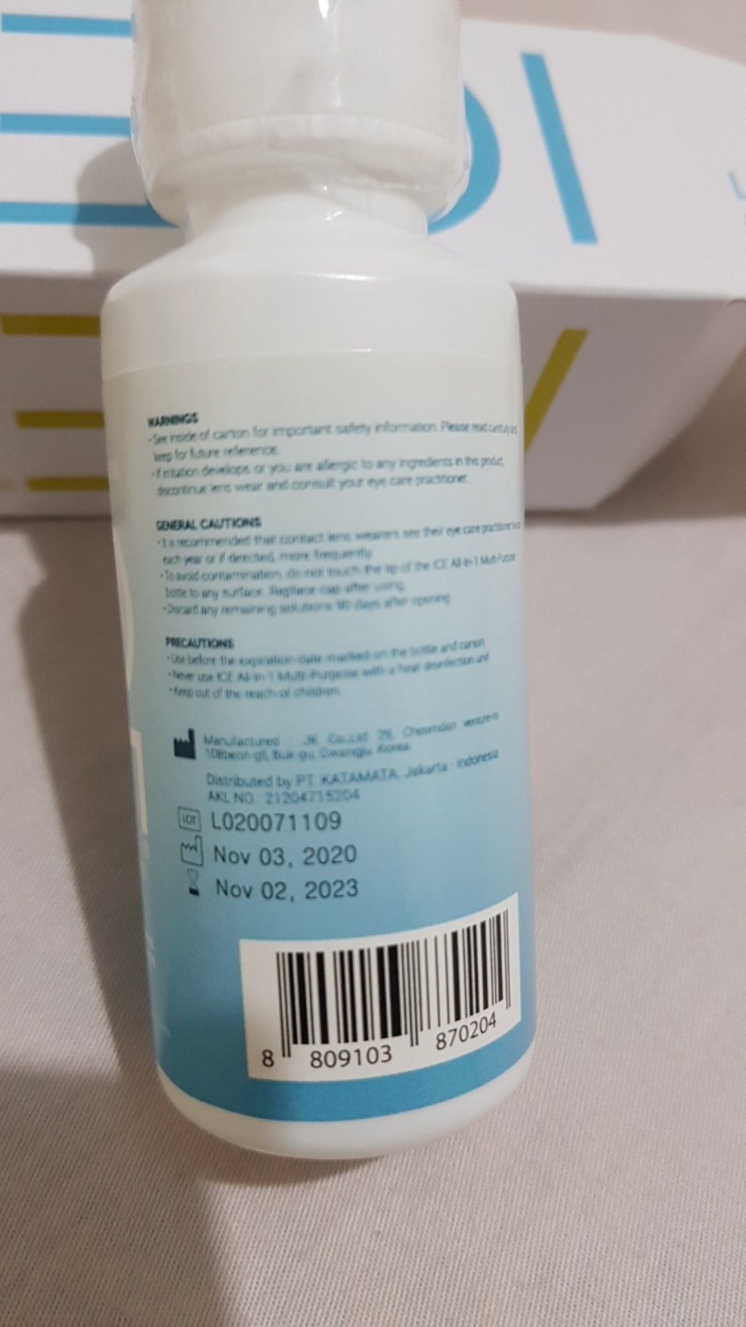 Air Pembersih Softlen Ice Mps Anti Bakteri 60 Ml By Exoticon