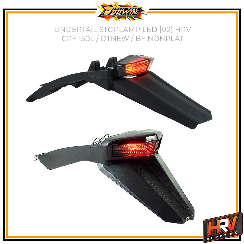 Spakbor Slebor Belakang Undertail Stoplamp HRV/SRX KLX BIGFOOT Dtracker New CRF WR 155 Laser LED