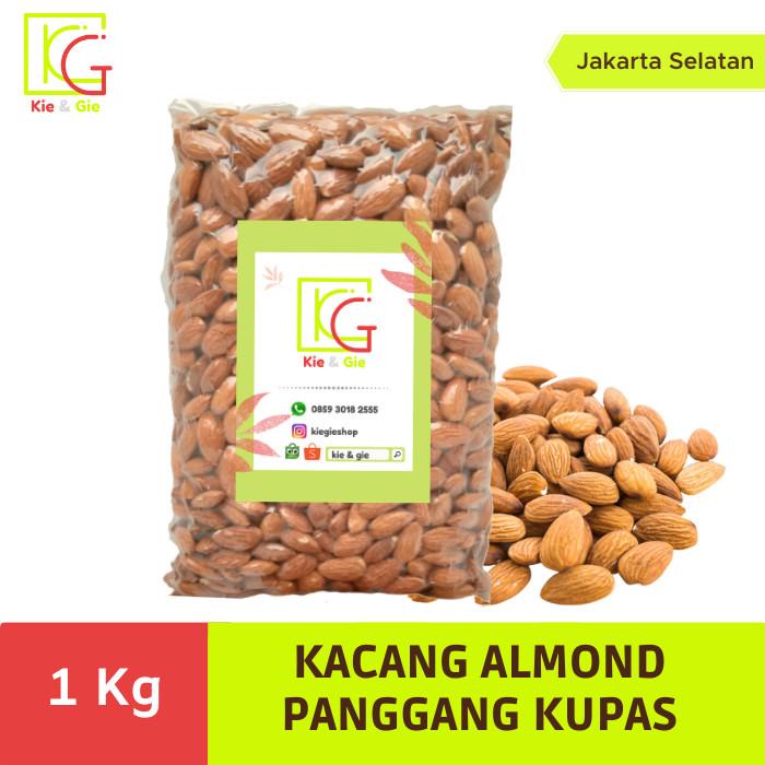 

Kacang Almond Panggang Blue diamond Premium 1000gr