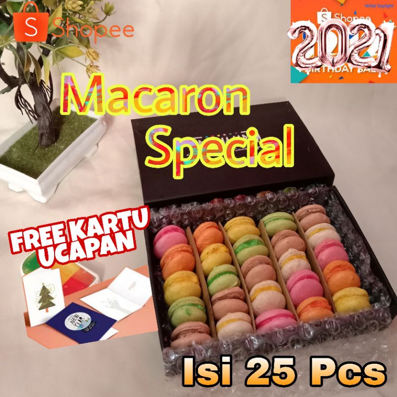 

Macaron Special ( Mix) 25pcs /BERLAPIS BUBBLE