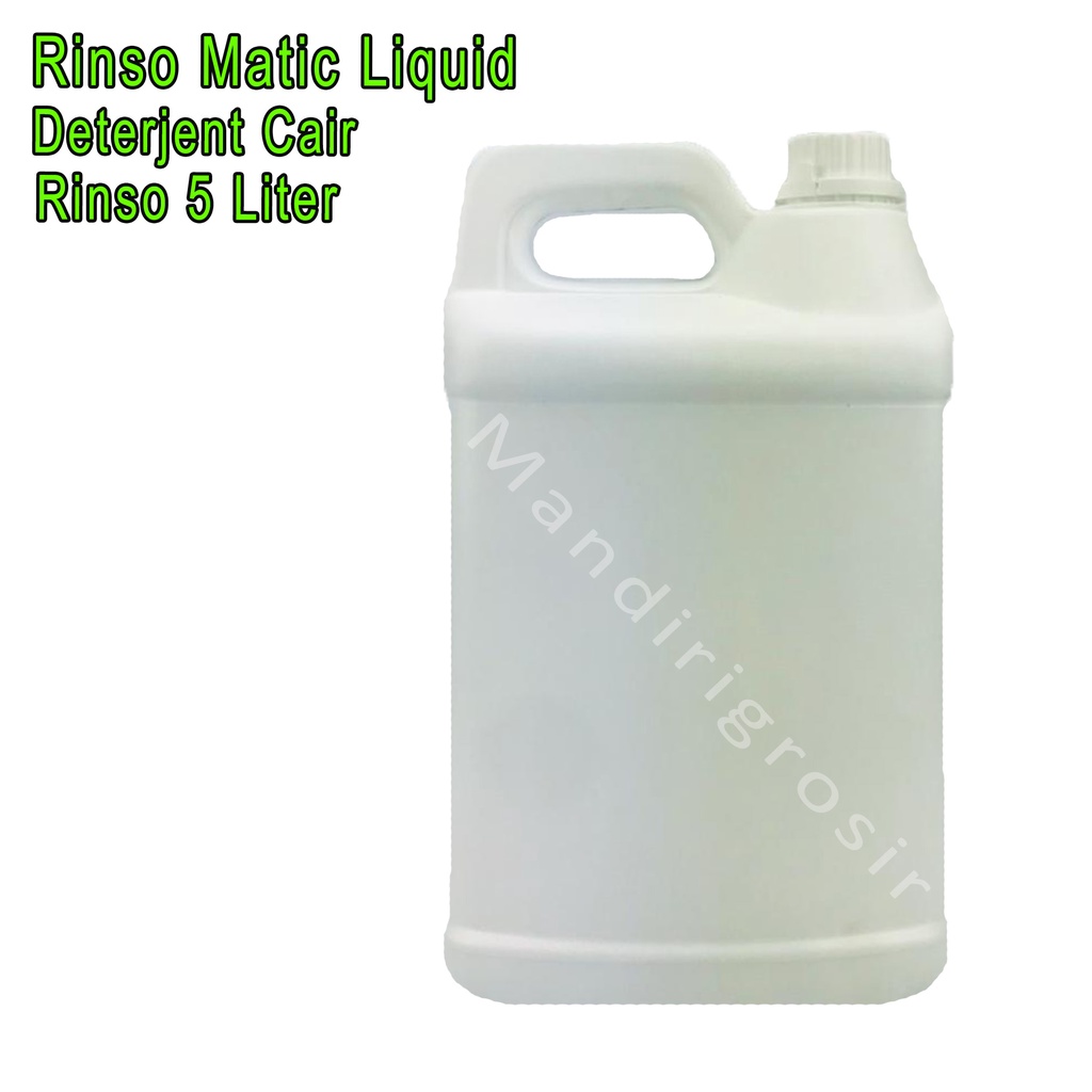 Rinso Matic Liquid *Rinso * Deterjent Cair * 4.5 Liter