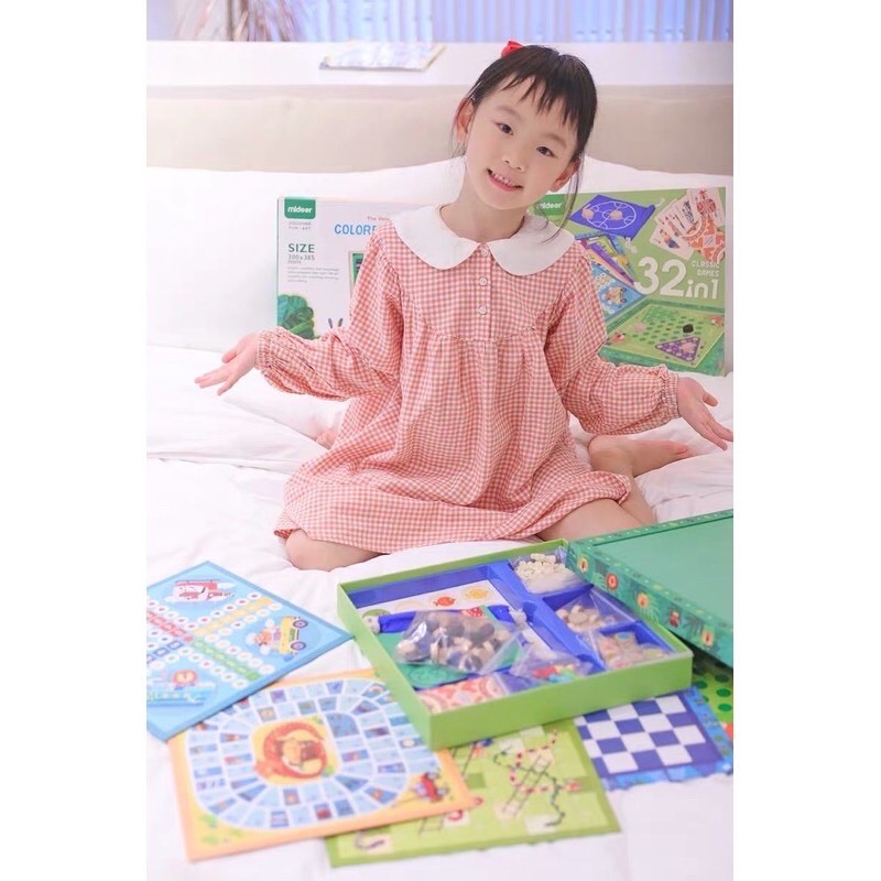 mideer 32 in 1 board game - mainan edukasi anak