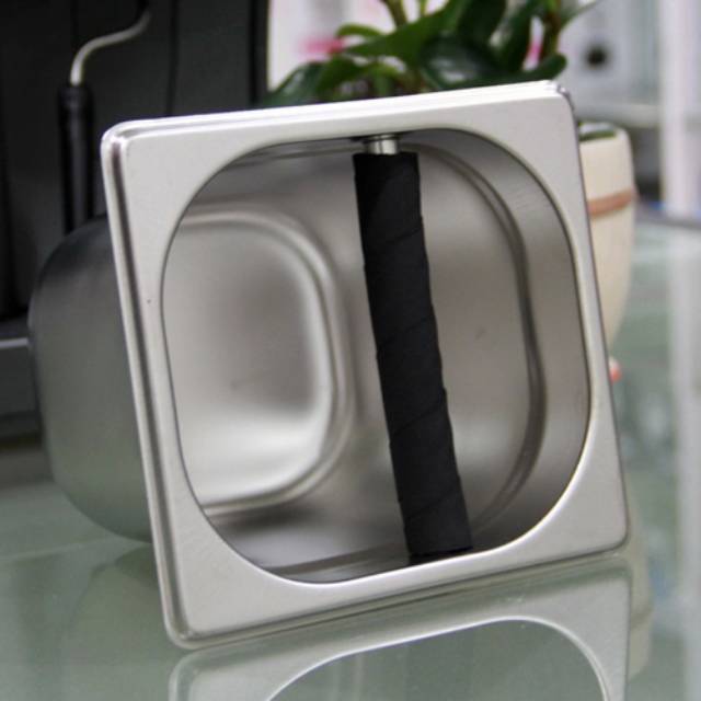 KNOCK BOX / WADAH SAMPAH KOPI / WASTE CONTAINER BARISTA 17.5 X 16 X 15 cm