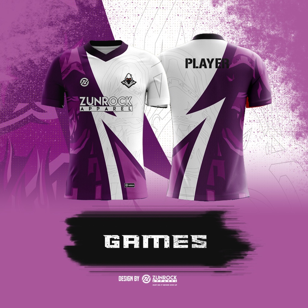 jersey esports jersey gaming jersey mobile legend free fire custom nama logo