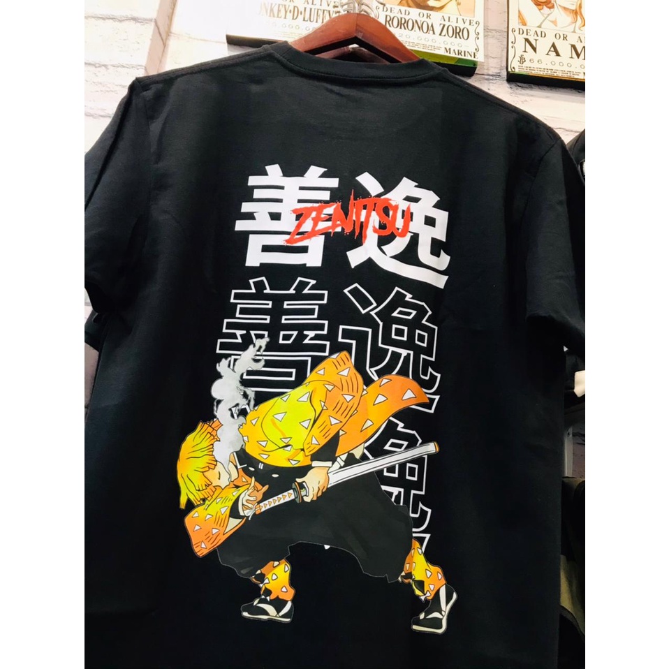 Tshirt Zenitsu Goodness Demon Slayer Kimetsu No Yaiba Anime Manga Kaos KNY Wibu Otaku Unisex