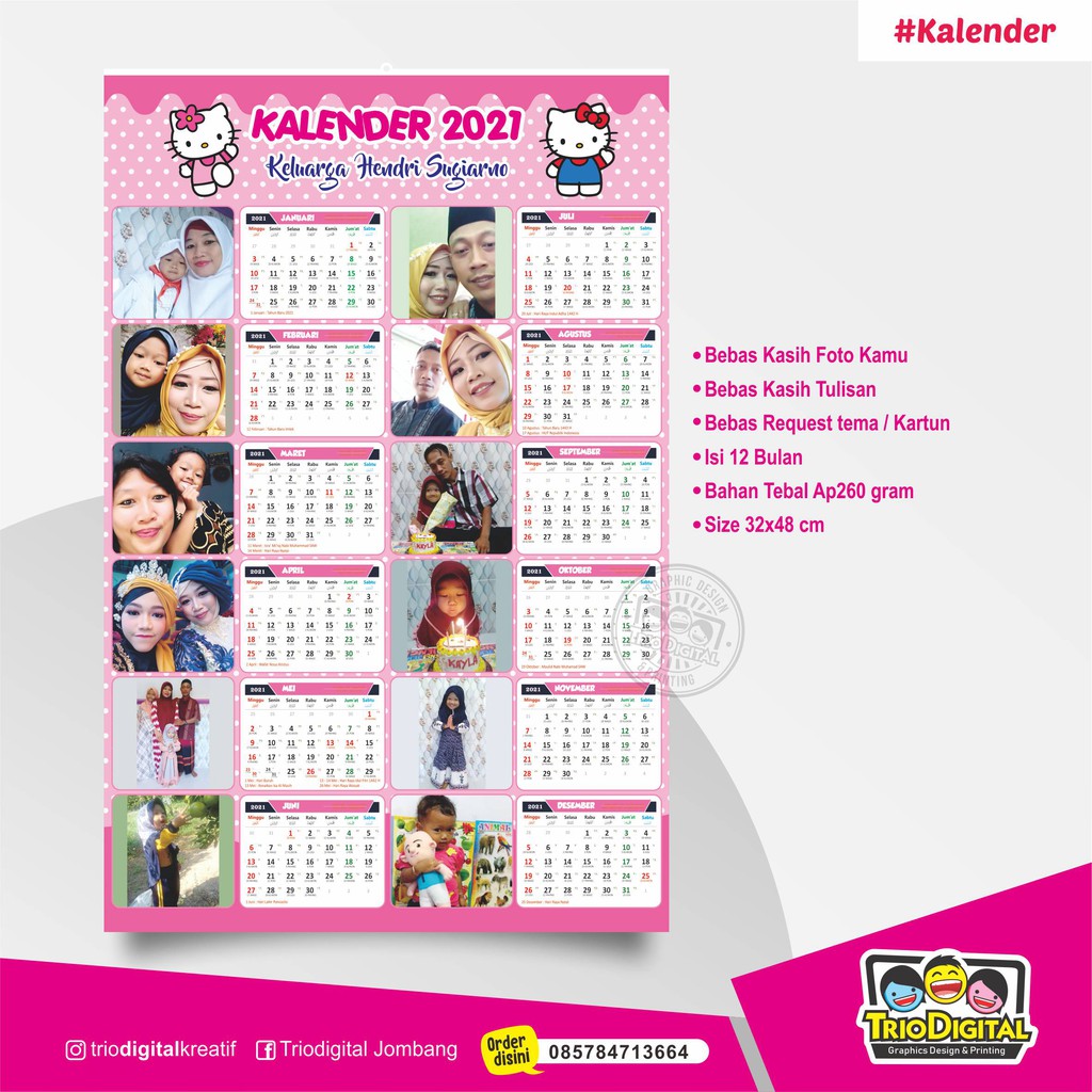 

KALENDER FOTO CUSTOM FREE DESAIN