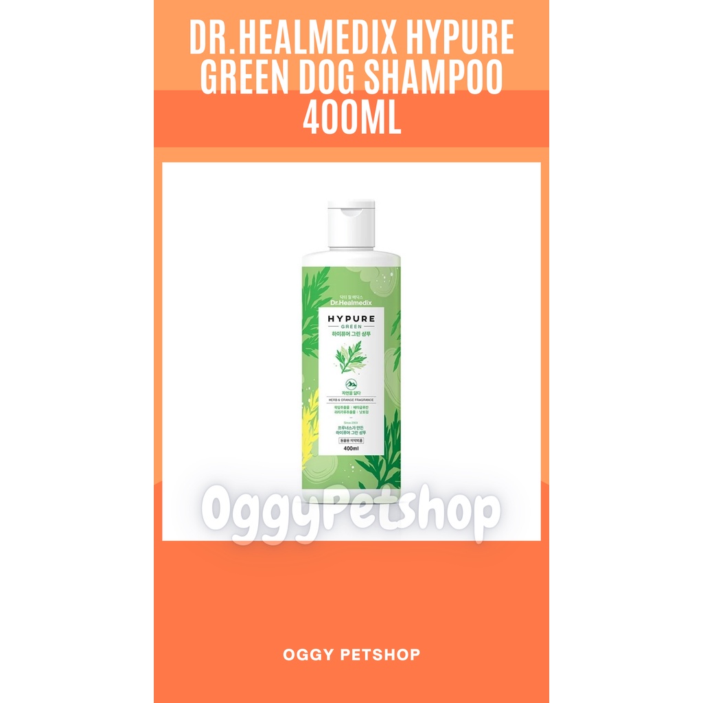 Dr.healmedix Hypure Green Dog Shampoo Anjing 400ml