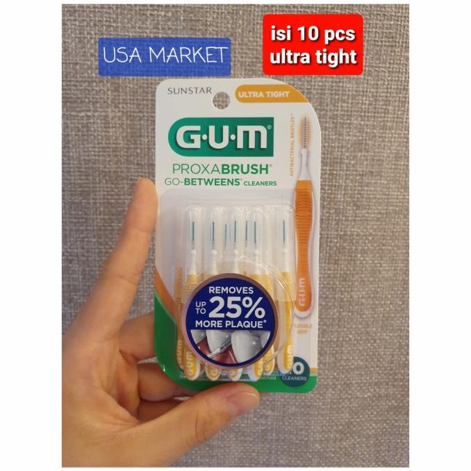 Jual Gum Proxa Brush Interdental Brush Pembersih Sela Gigi Kawat Gigi
