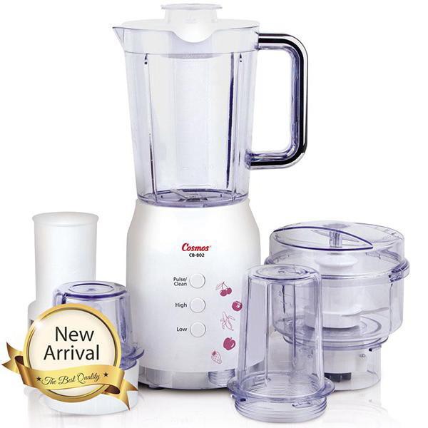 Blender Cosmos Blenz Komplit 4 IN 1 Kapasitas 1.2 Liter Plastik CB 802 / CB802 / CB-802