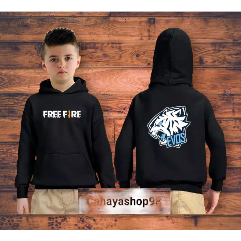 SWEATER ANAK FREEFIRE BAHAN LEMBUT COD