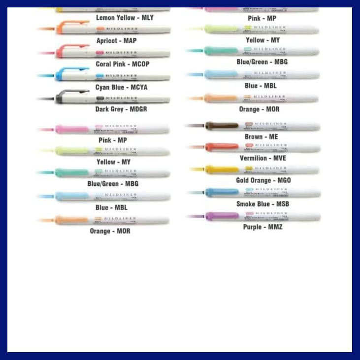 

MILDLINER ZEBRA BOLD TIP & FINE TIP 4.0 MM & 1.0 MM - 1.4 MM