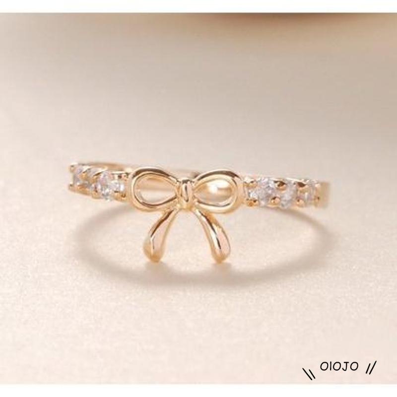 【COD】Cincin Desain Pita Hias Berlian Gaya Simple Untuk Wanita