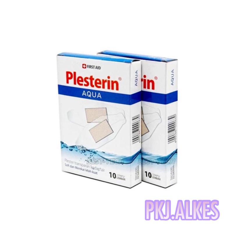 PLESTERIN AQUA ISI 10 PLESTER TRANSPARANT ANTI AIR