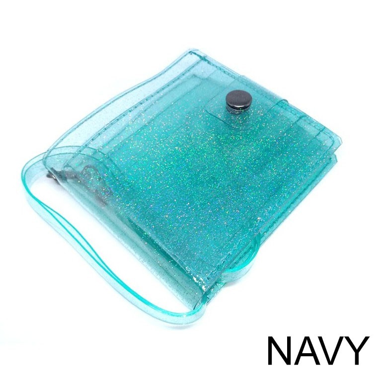 MEIMEISHOP DOMPET KOIN LIPAT PVC KPOP TRANSPARAN DOMPET KOREA DOMPET WANITA LOKAL BATAM MURAH