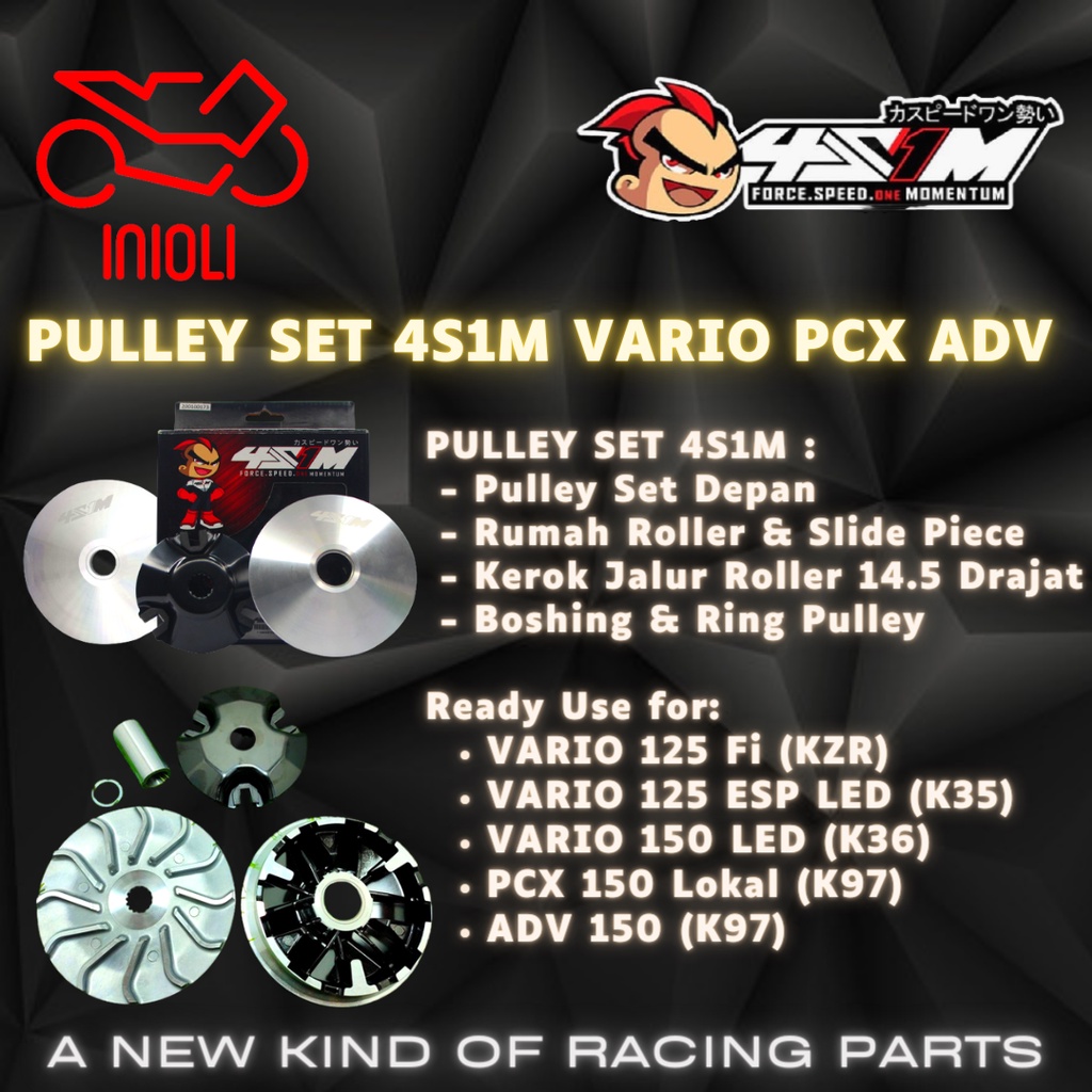 Jual Pulley Set Pully Rumah Roller S M Vario Vario Pcx Lokal Adv Shopee Indonesia