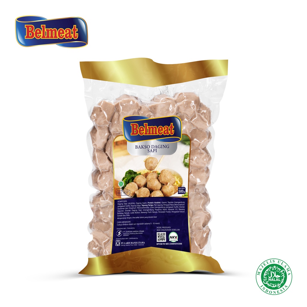 

Belmeat Bakso Sapi Polos 50 Pcs 500 gr