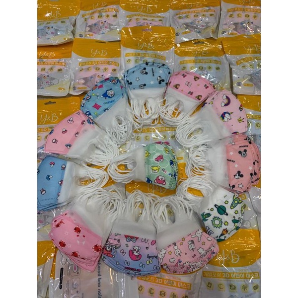 masker duckbill anak isi 10pcs