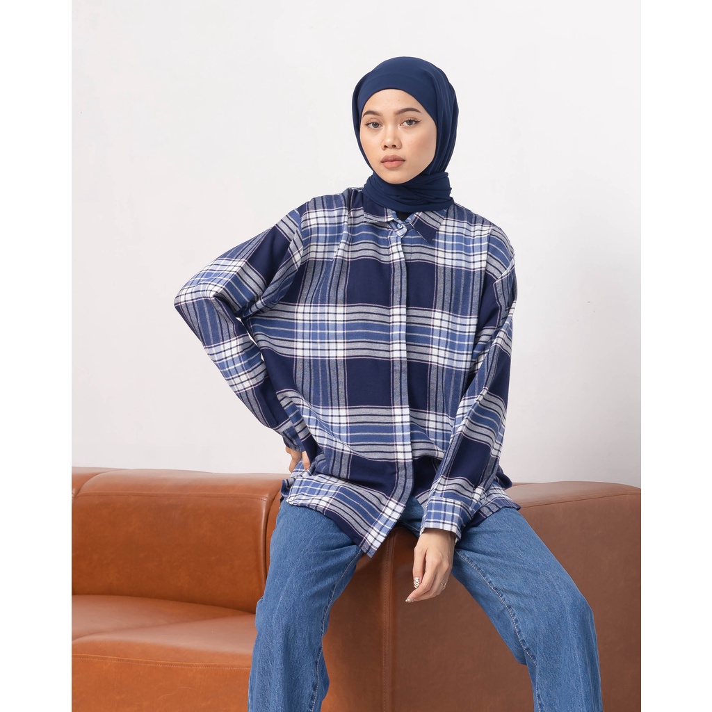 KEMEJA COCO FLANEL PREMIUM SHIRT B367 CO