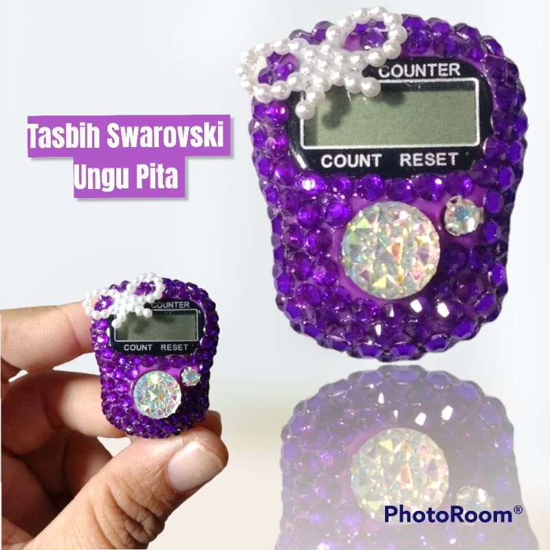 tasbih digital swarovski cantik mutiara murah