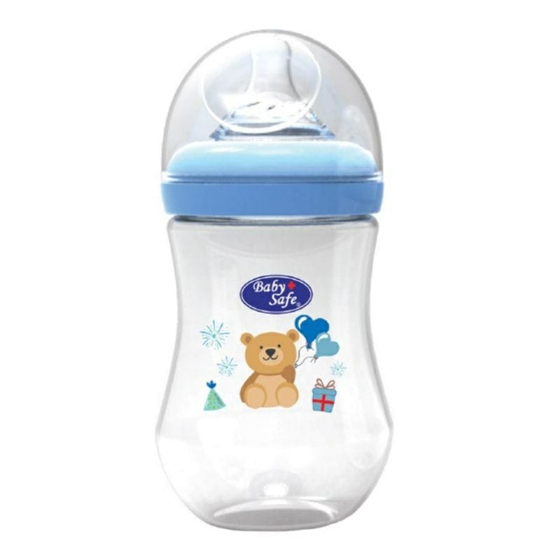 Baby Safe Wide Neck Bottle 250ml 3M+ - WN05 / Botol Bayi