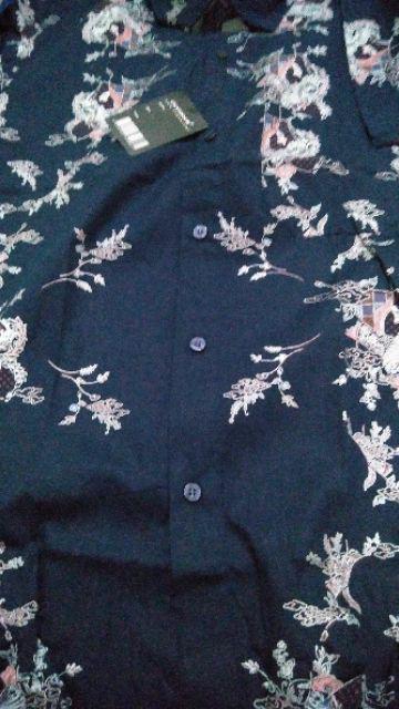 Kemeja Batik Pria Lengan Pendek Bs17 Katun Modern Dixmont Semi Slimfit Premium