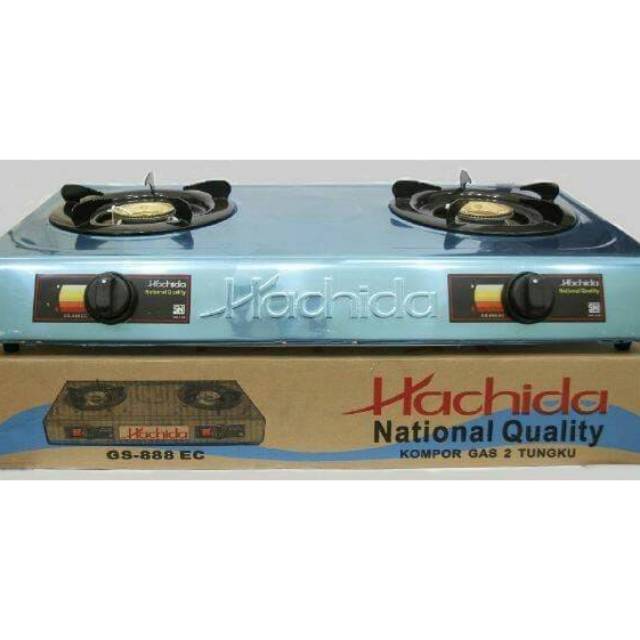 Kompor Gas HACHIDA 2 Tungku GS 888 EC